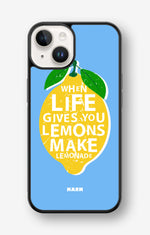 iPhone 14 Plus Hard Case – Lemon Quote - View 1