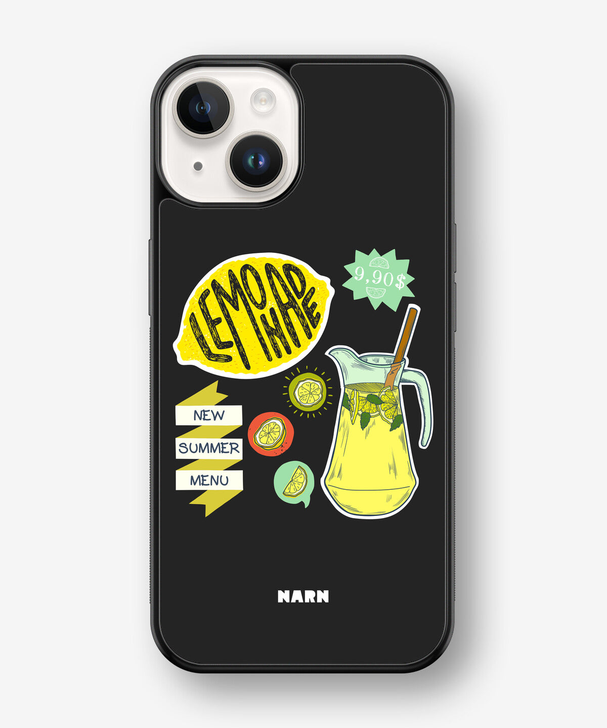 iPhone 14 Plus Hard Case – Lemon Summer - View 1