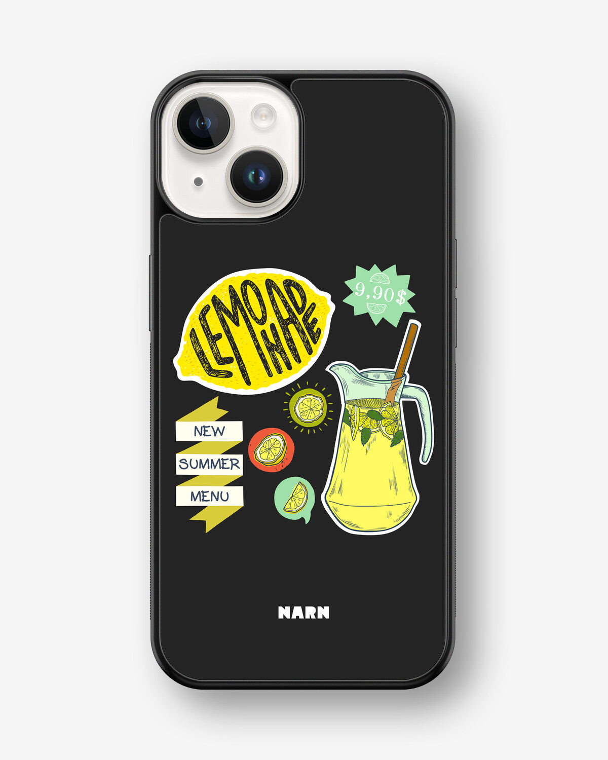 iPhone 14 Plus Hard Case – Lemon Summer - View 1