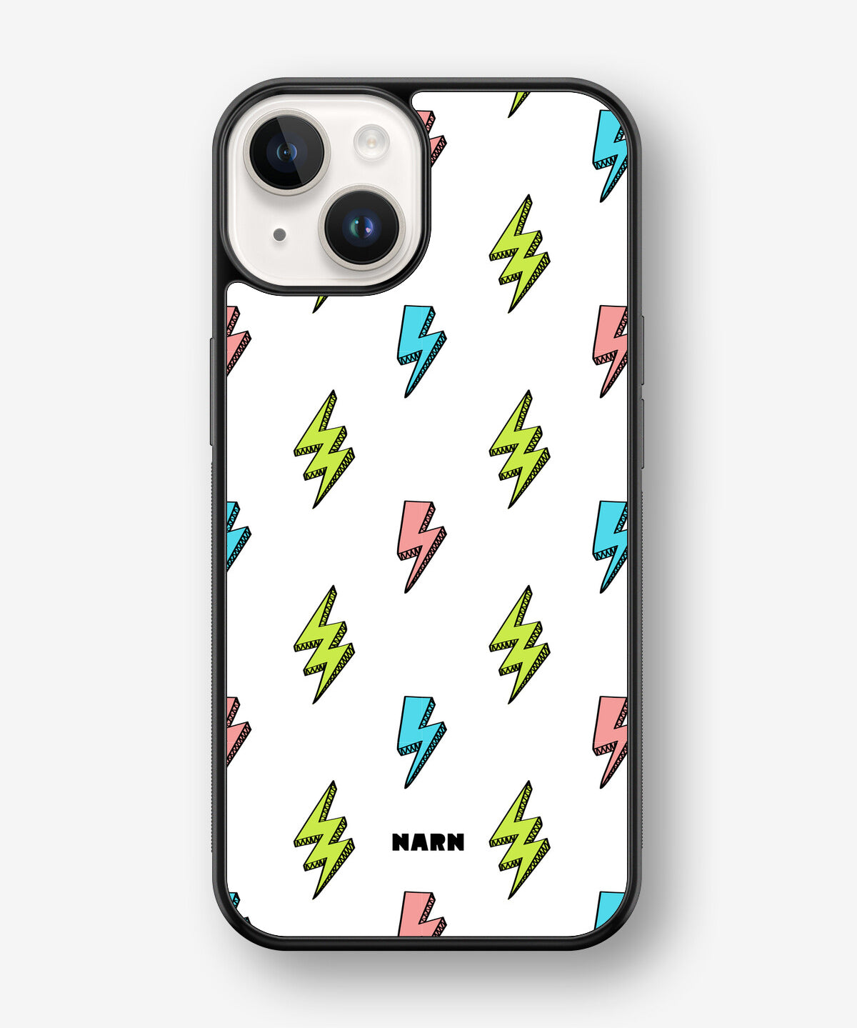 iPhone 14 Plus Hard Case – Lightning Bolts - View 1