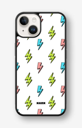 iPhone 14 Plus Hard Case – Lightning Bolts - View 1