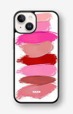 iPhone 14 Plus Hard Case – Lipstick Smears - View 1