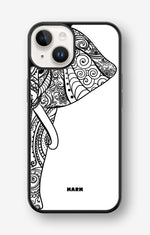 iPhone 14 Plus Hard Case – Mandala Elephant - View 1