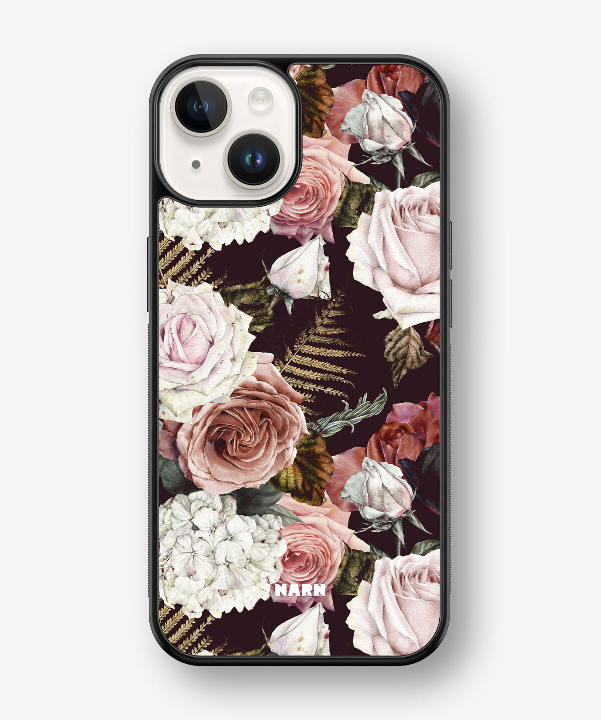 iPhone 14 Plus Hard Case – Midnight Roses - View 1