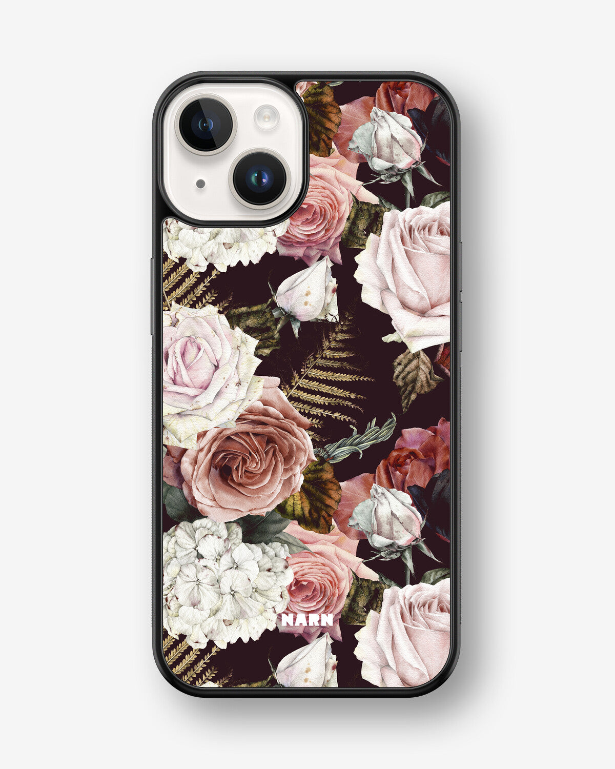 iPhone 14 Plus Hard Case – Midnight Roses - View 1