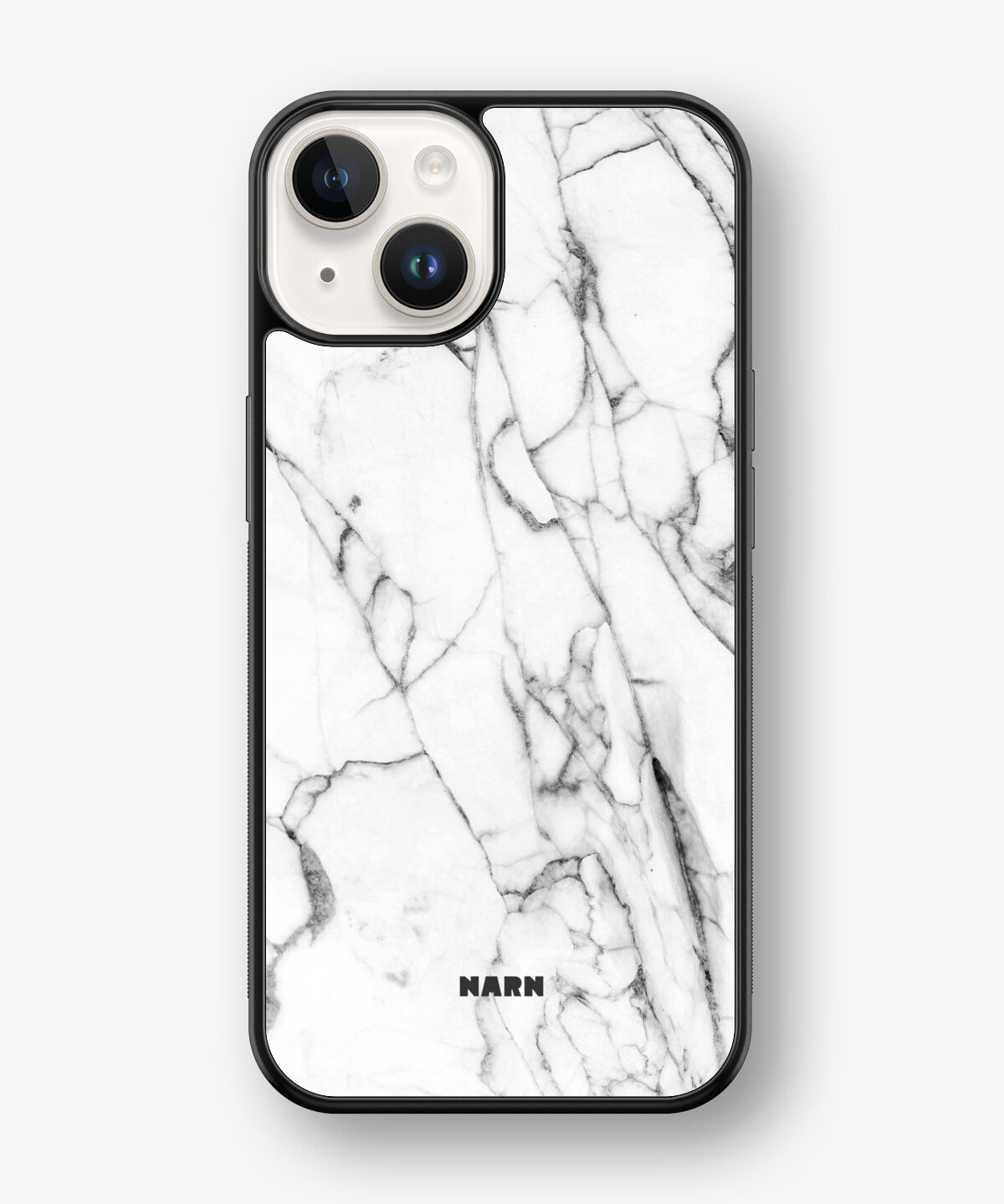 iPhone 14 Plus Hard Case – Milky Marble - View 1