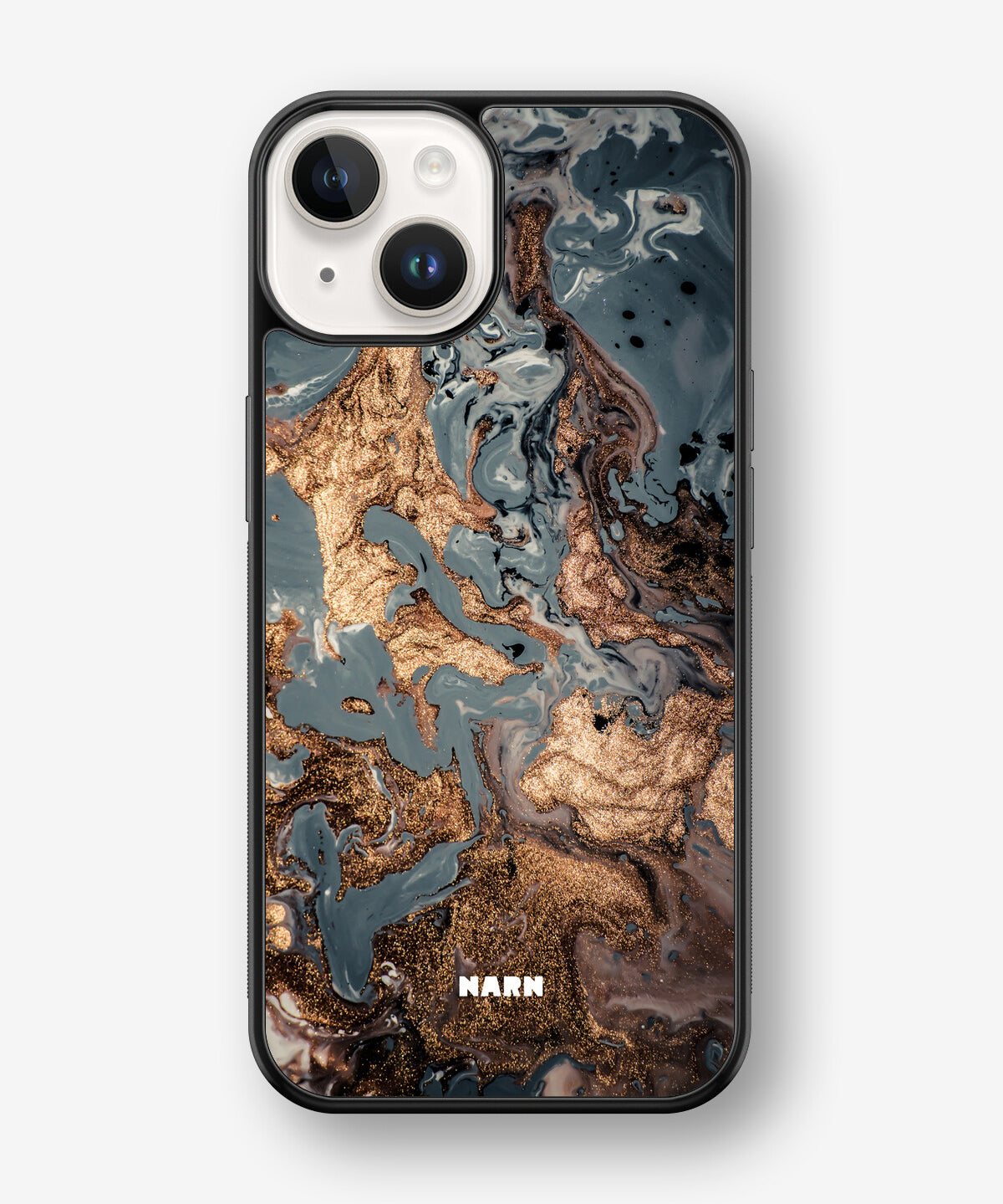 iPhone 14 Plus Hard Case – Molten Gold - View 1