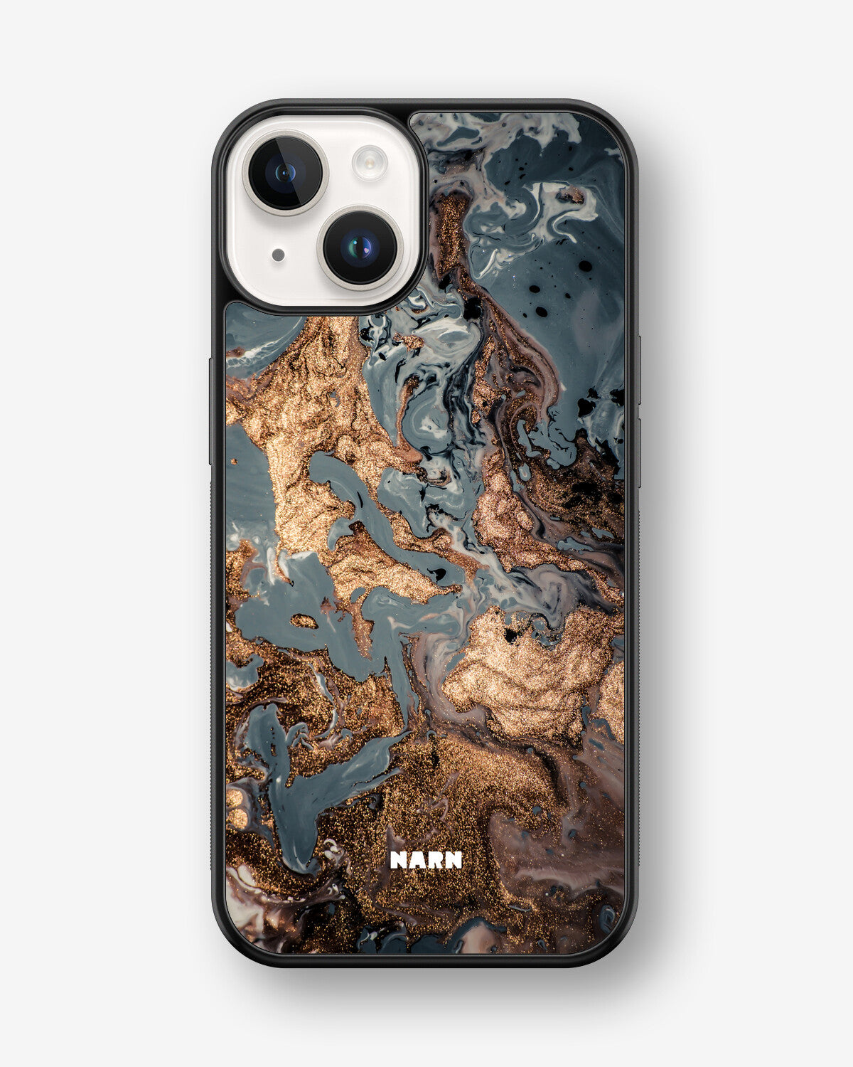 iPhone 14 Plus Hard Case – Molten Gold - View 1