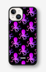 iPhone 14 Plus Hard Case – Octopus Pattern - View 1