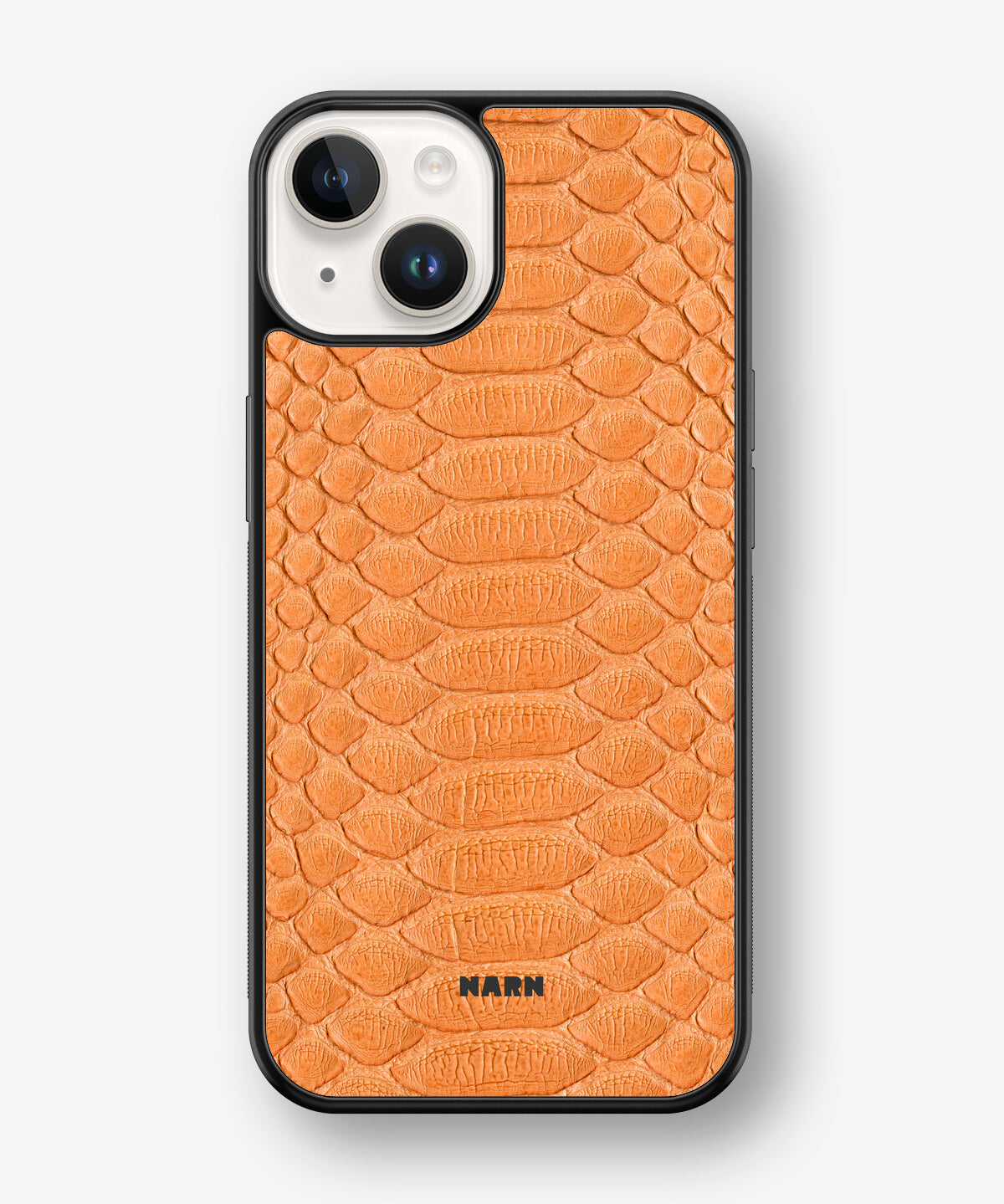 iPhone 14 Plus Hard Case – Orange Snake - View 1