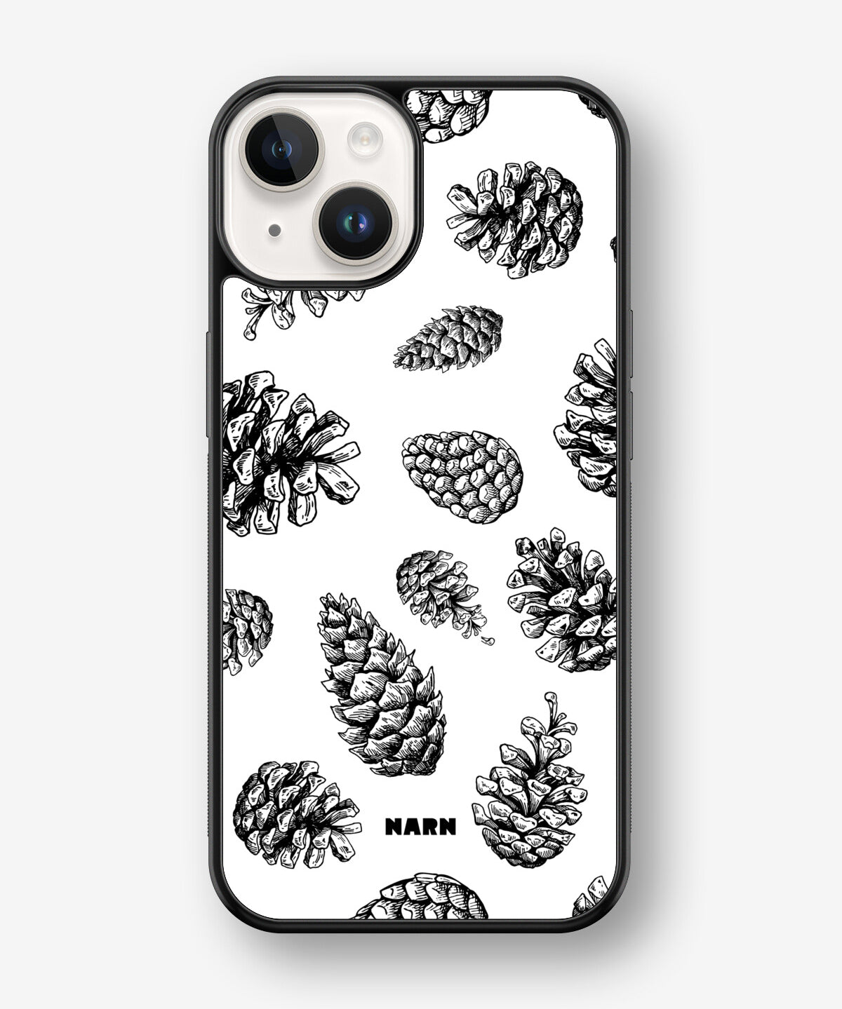 iPhone 14 Plus Hard Case – Pine Cones - View 1