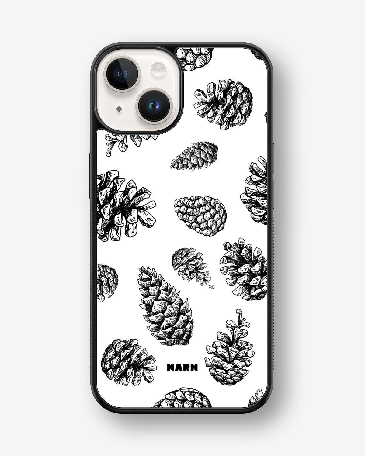 iPhone 14 Plus Hard Case – Pine Cones - View 1