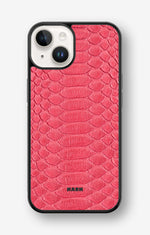 iPhone 14 Plus Hard Case – Pink Snake - View 1