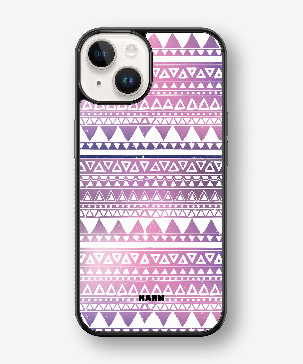 iPhone 14 Plus Hard Case – Purple Aztec - View 1