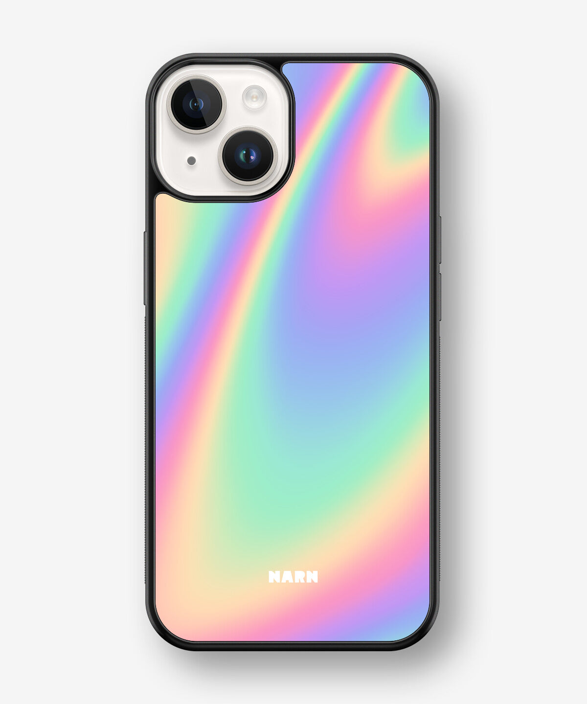 iPhone 14 Plus Hard Case – Rainbow Haze - View 1