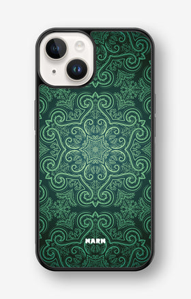 iPhone 14 Plus Hard Case – Retro Forest - View 1