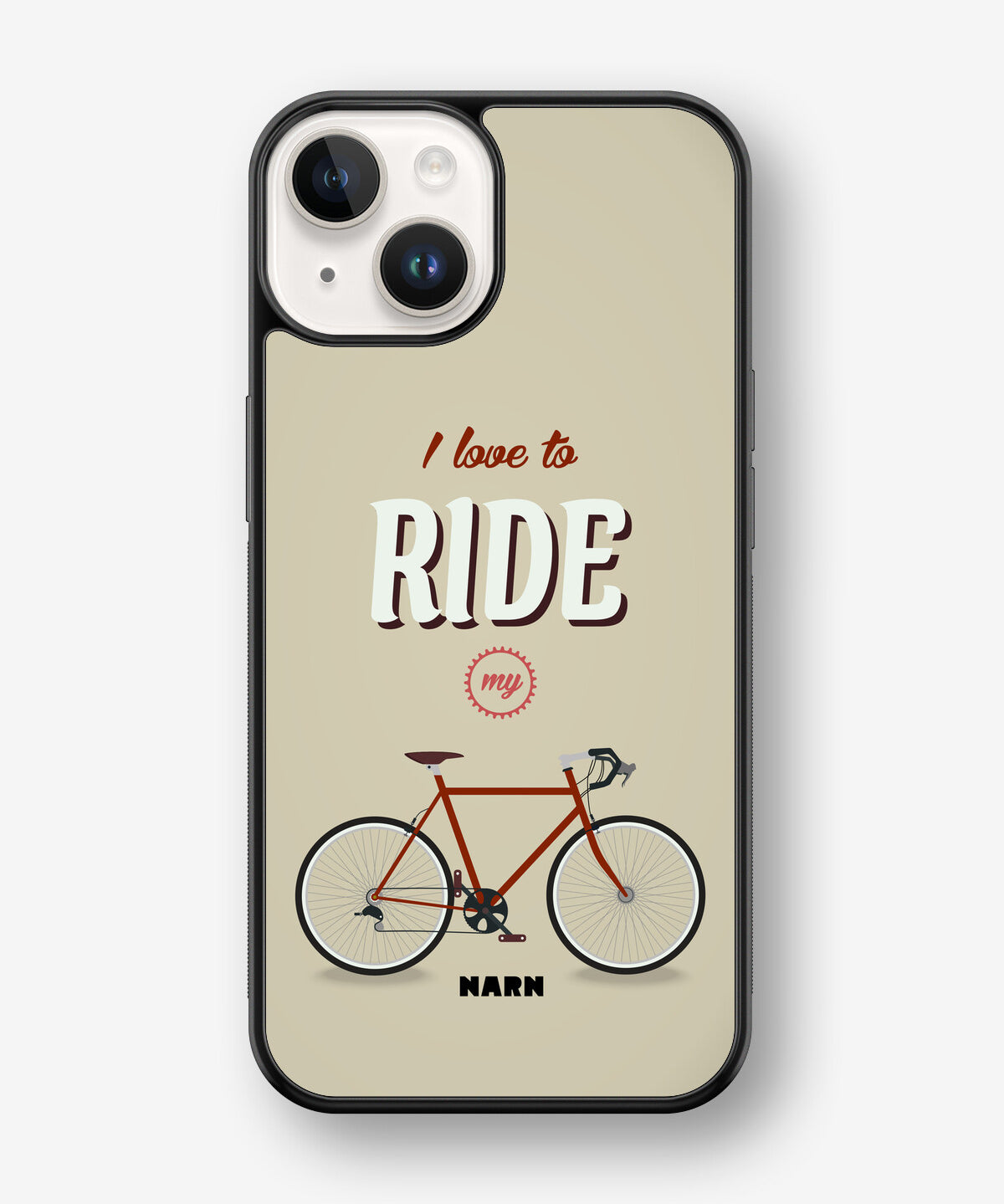 iPhone 14 Plus Hard Case – Ride My Bicycle - View 1