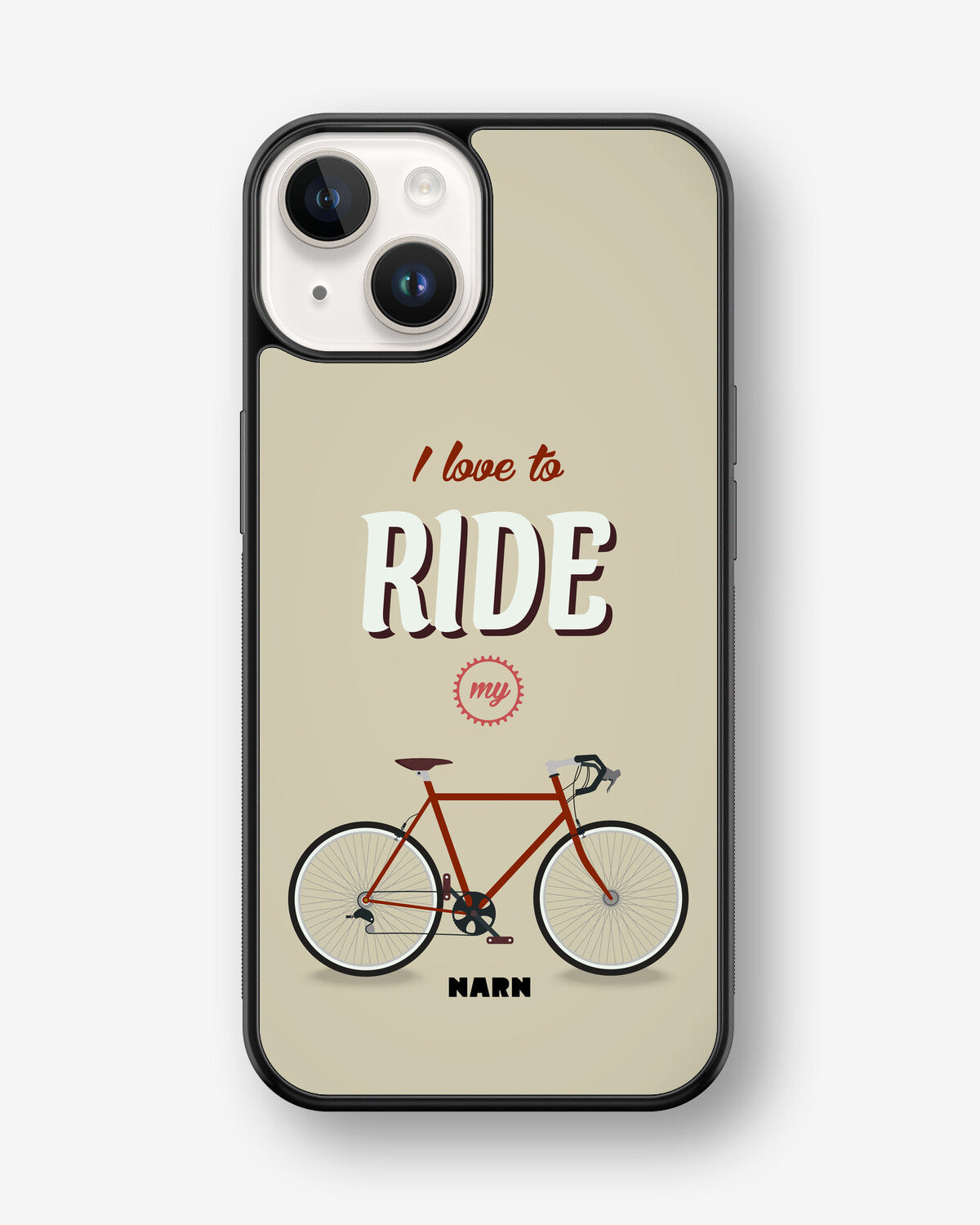 iPhone 14 Plus Hard Case – Ride My Bicycle - View 1