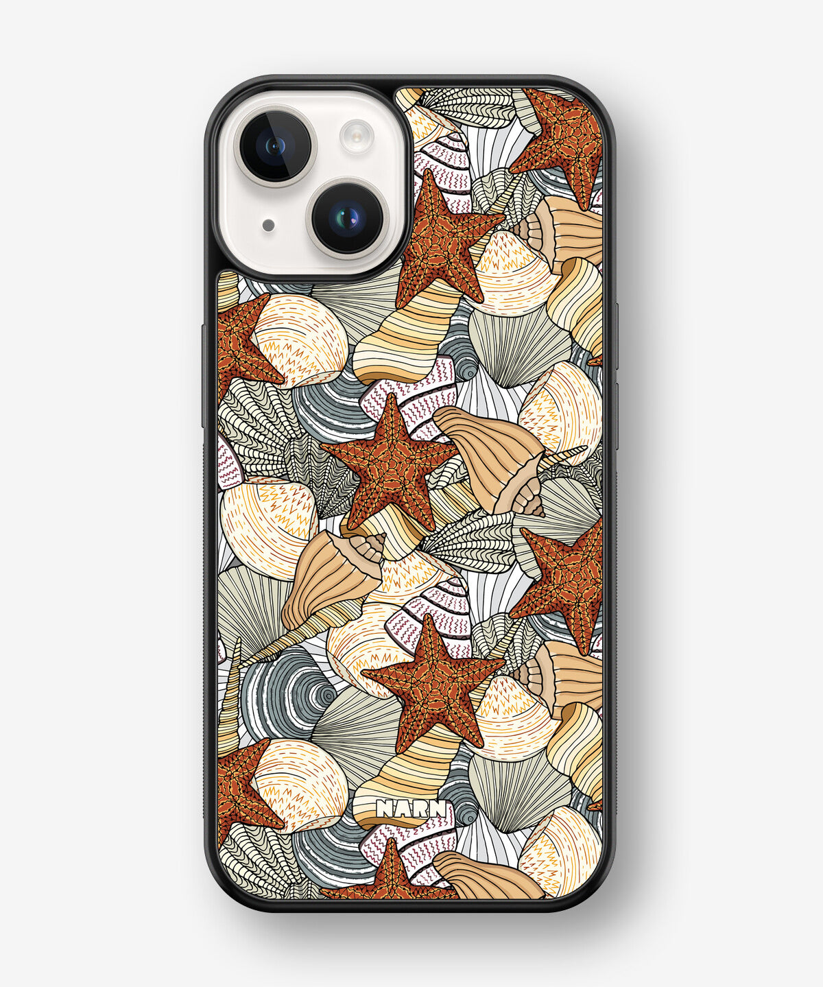 iPhone 14 Plus Hard Case – Sea Shells - View 1