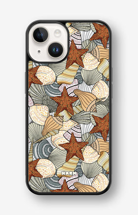 iPhone 14 Plus Hard Case – Sea Shells - View 1