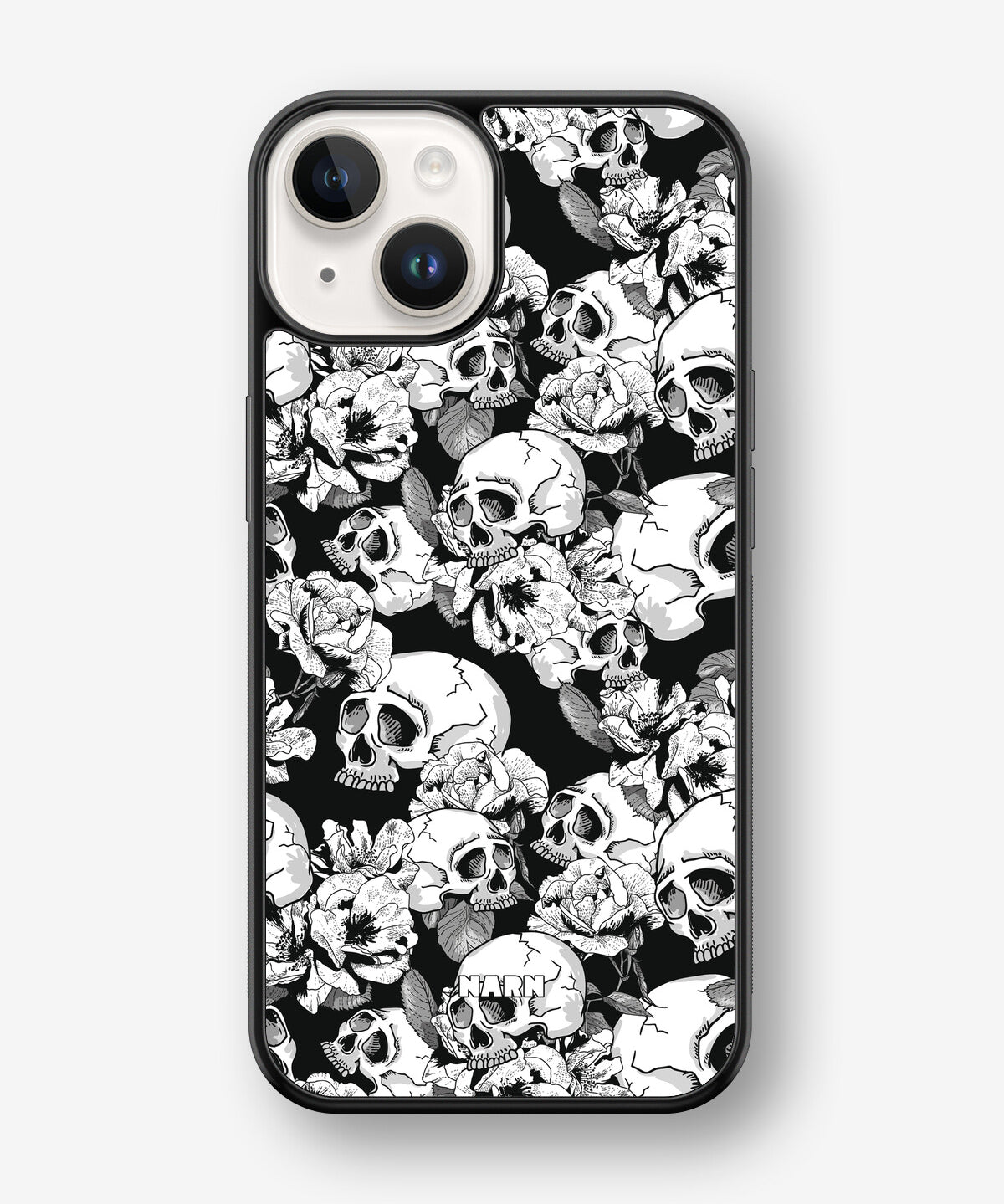 iPhone 14 Plus Hard Case – Skull Garden - View 1
