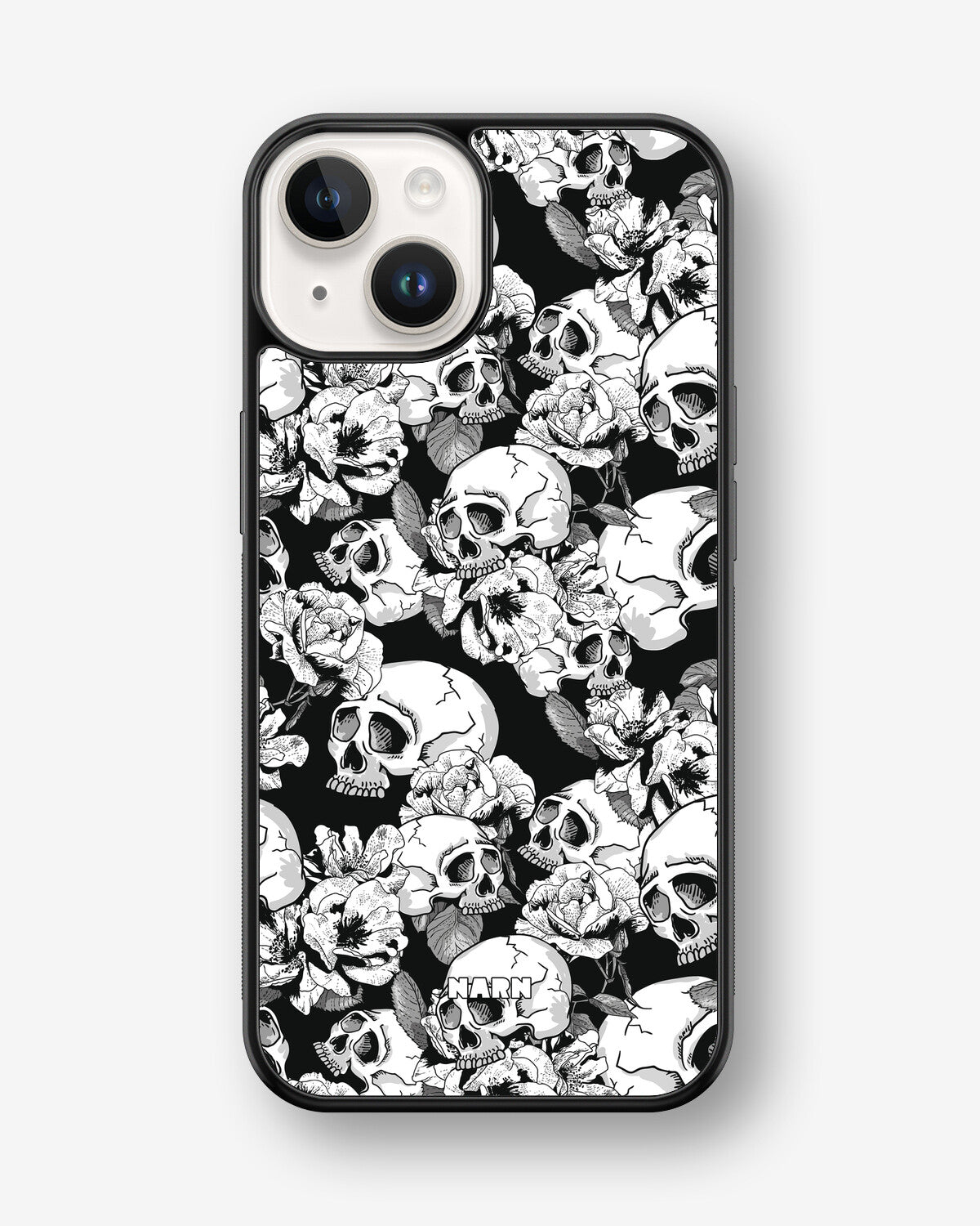 iPhone 14 Plus Hard Case – Skull Garden - View 1