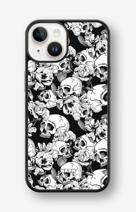 iPhone 14 Plus Hard Case – Skull Garden - View 1