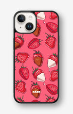 iPhone 14 Plus Hard Case – Strawberry Chocolate - View 1