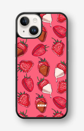 iPhone 14 Plus Hard Case – Strawberry Chocolate - View 1