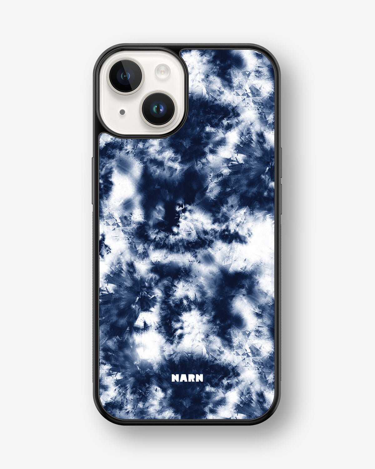 iPhone 14 Plus Hard Case – Tie Dye Blue - View 1
