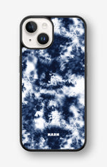 iPhone 14 Plus Hard Case – Tie Dye Blue - View 1