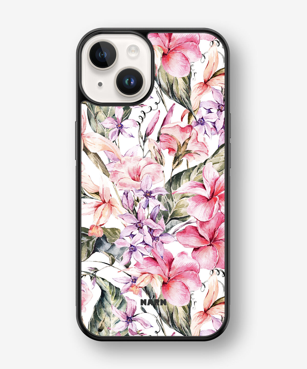 iPhone 14 Plus Hard Case – Watercolor Flowers - View 1