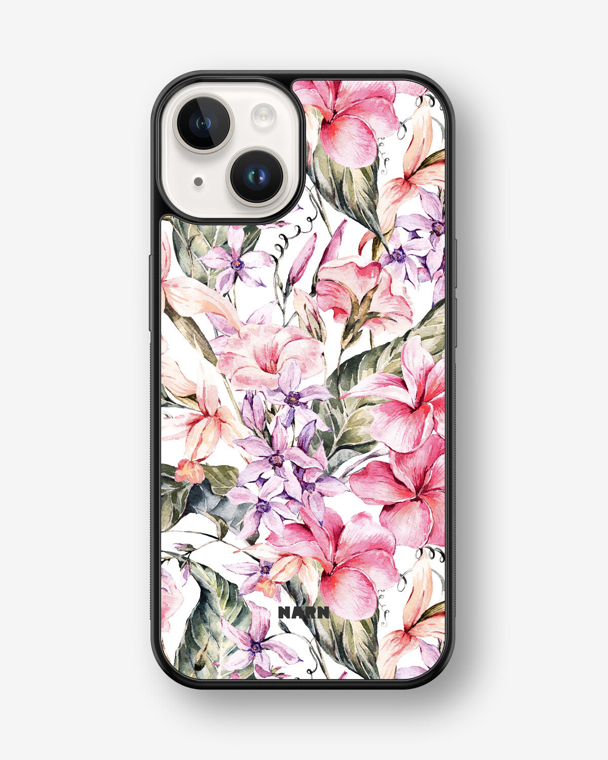 iPhone 14 Plus Hard Case – Watercolor Flowers - View 1