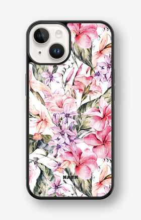 iPhone 14 Plus Hard Case – Watercolor Flowers - View 1