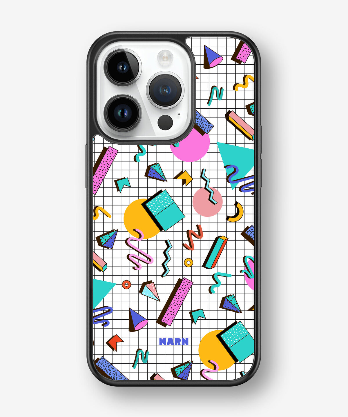 iPhone 14 Pro Hard Case – 80s Memphis - View 1