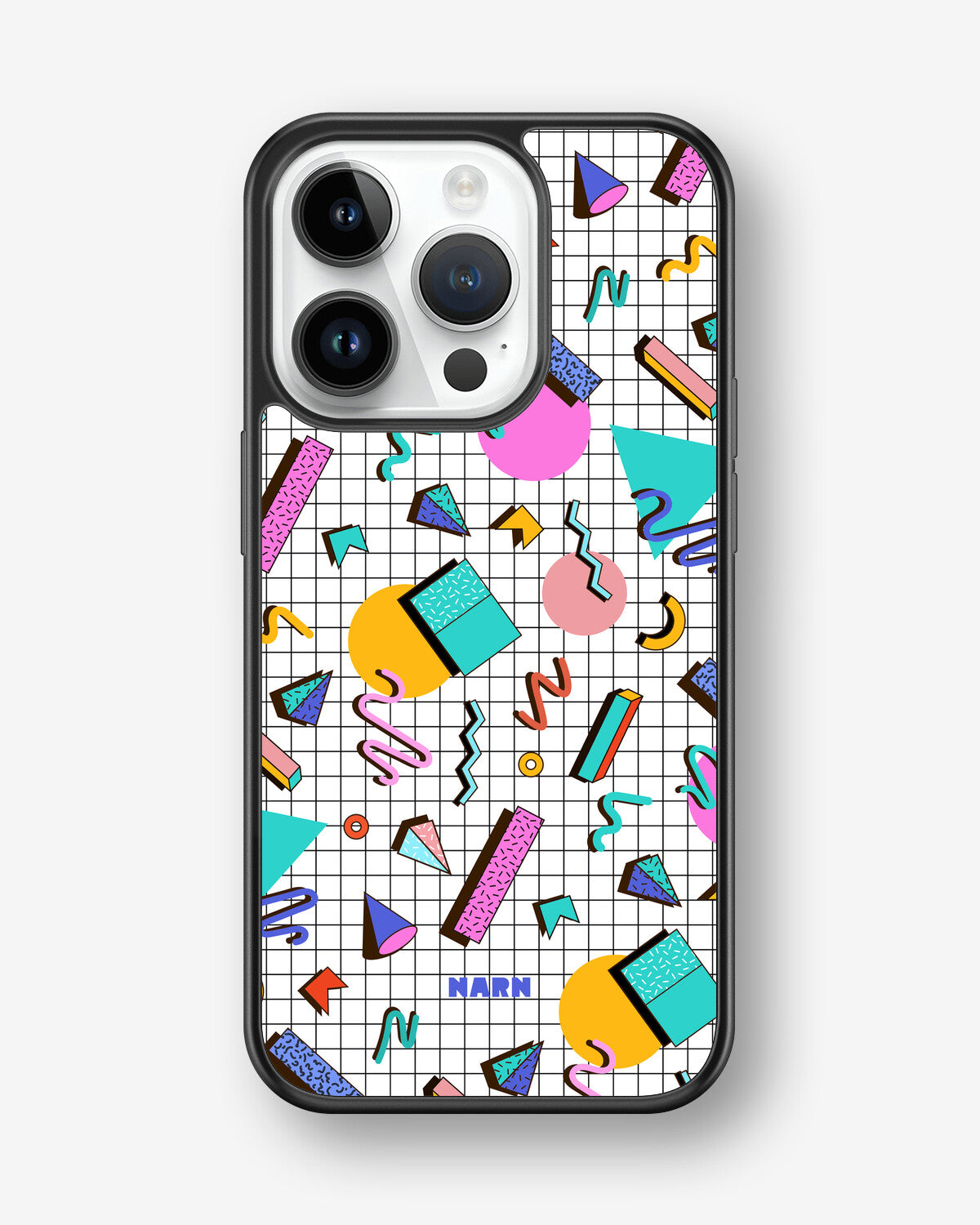 iPhone 14 Pro Hard Case – 80s Memphis - View 1