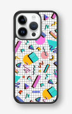 iPhone 14 Pro Hard Case – 80s Memphis - View 1