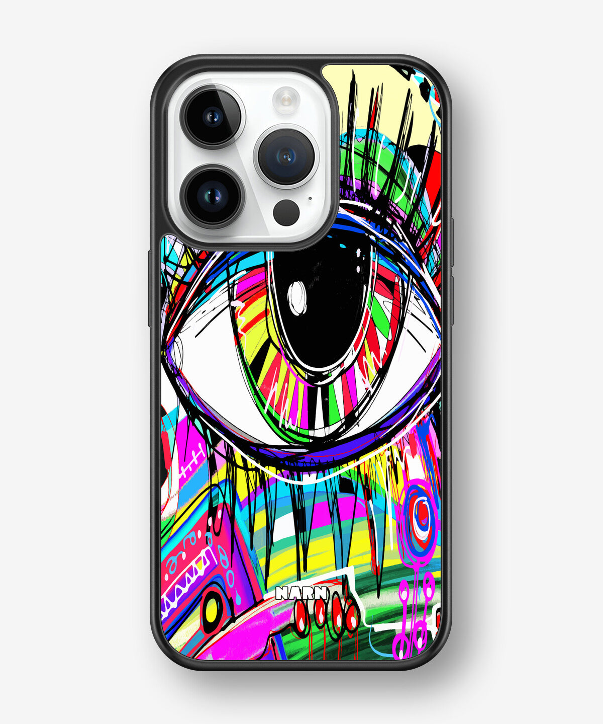 iPhone 14 Pro Hard Case – Abstract Eye - View 1