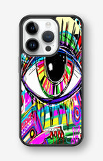 iPhone 14 Pro Hard Case – Abstract Eye - View 1