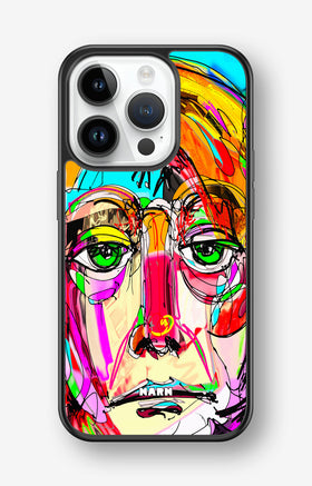 iPhone 14 Pro Hard Case – Abstract Portrait - View 1