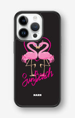 iPhone 14 Pro Hard Case – Beach Flamingo - View 1