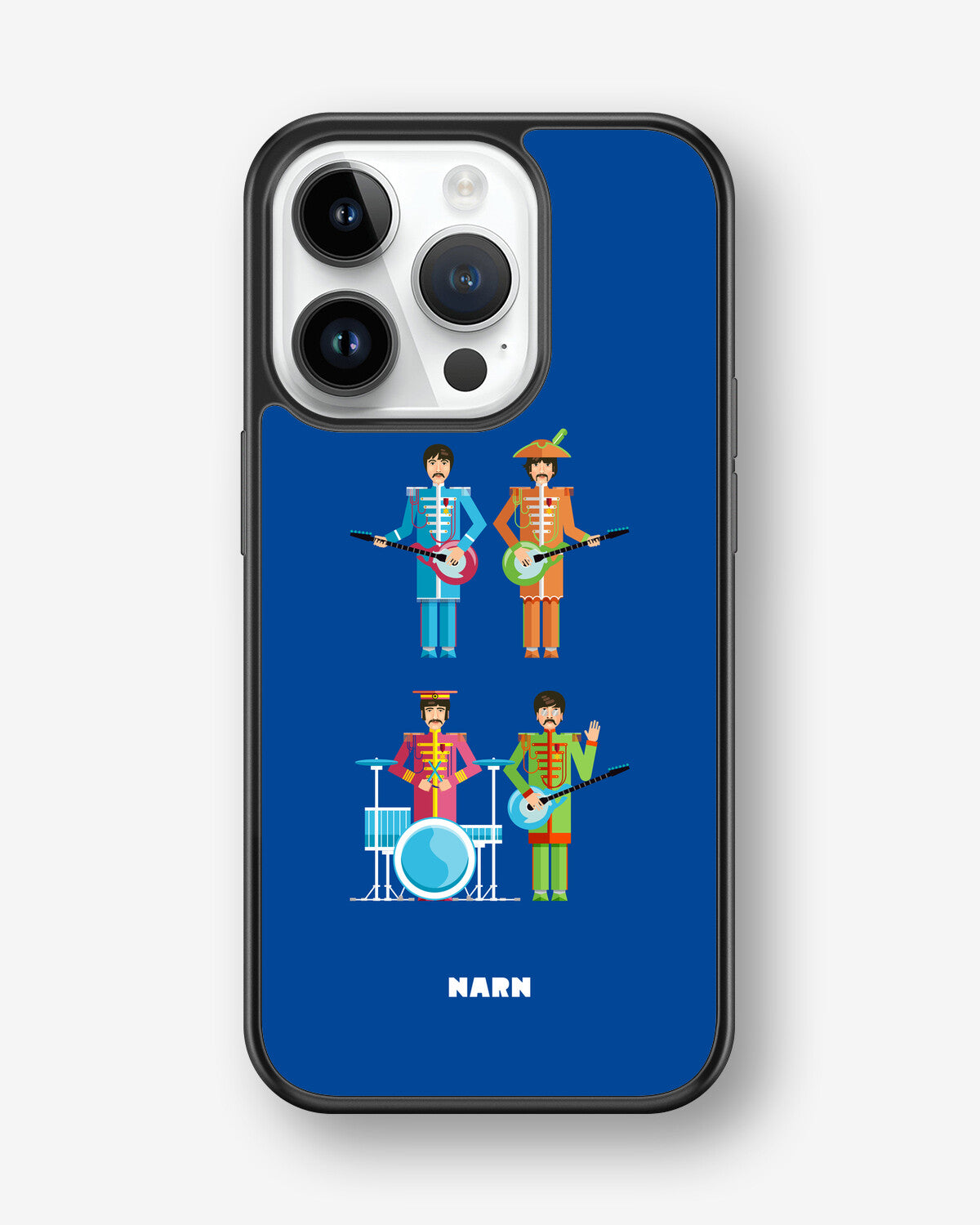 iPhone 14 Pro Hard Case – Beatles Blue - View 1