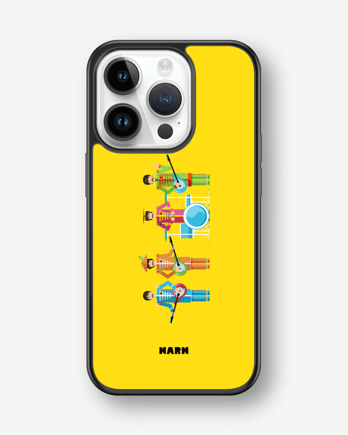 iPhone 14 Pro Hard Case – Beatles Yellow - View 1