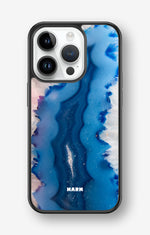 iPhone 14 Pro Hard Case – Blue Agate - View 1