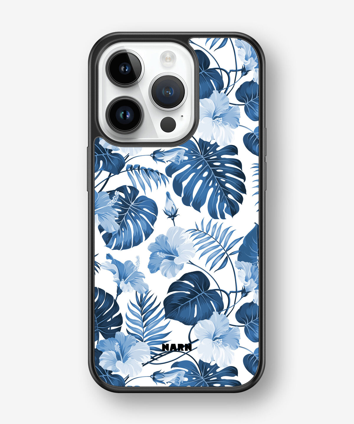 iPhone 14 Pro Hard Case – Blue Tropics - View 1