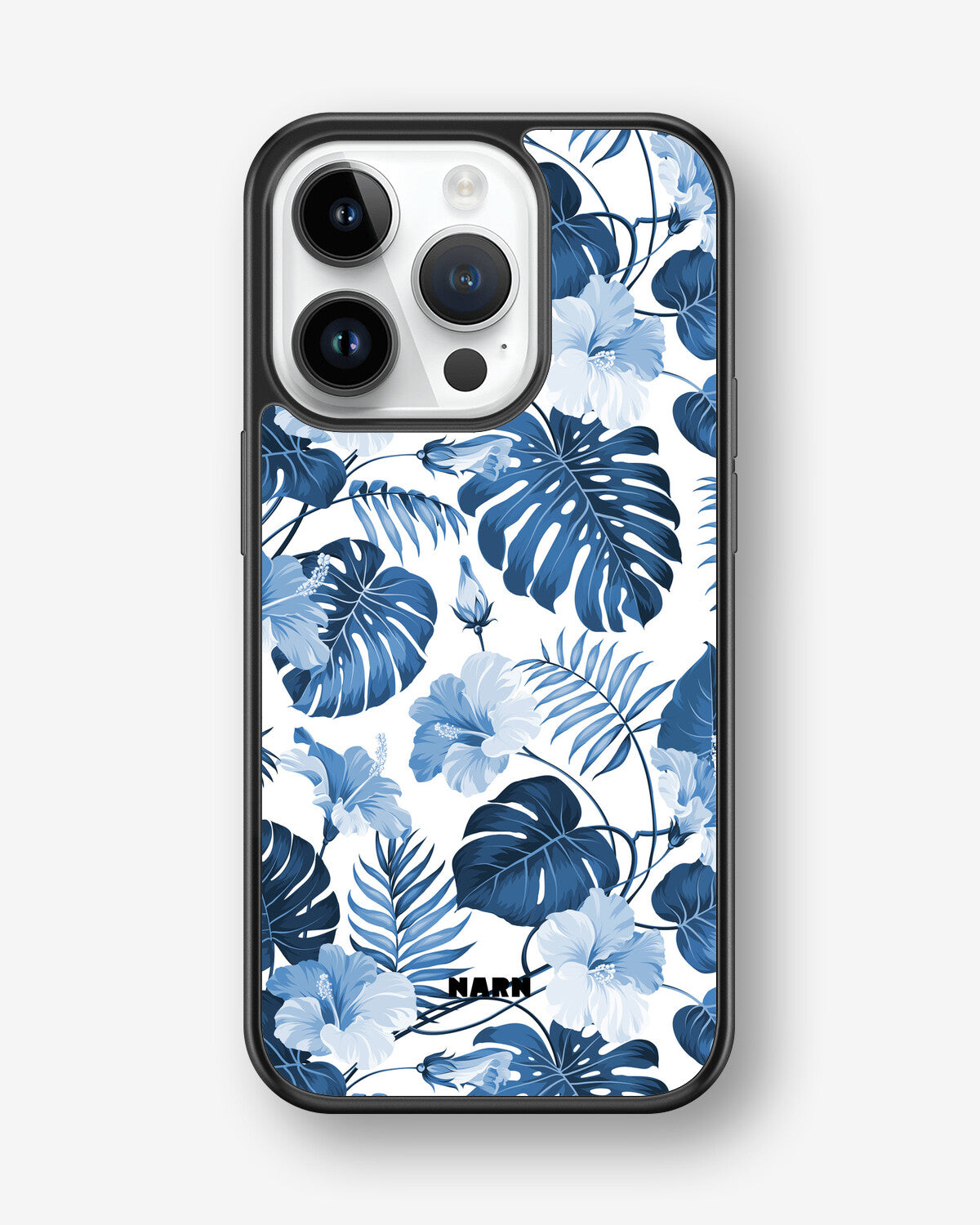 iPhone 14 Pro Hard Case – Blue Tropics - View 1