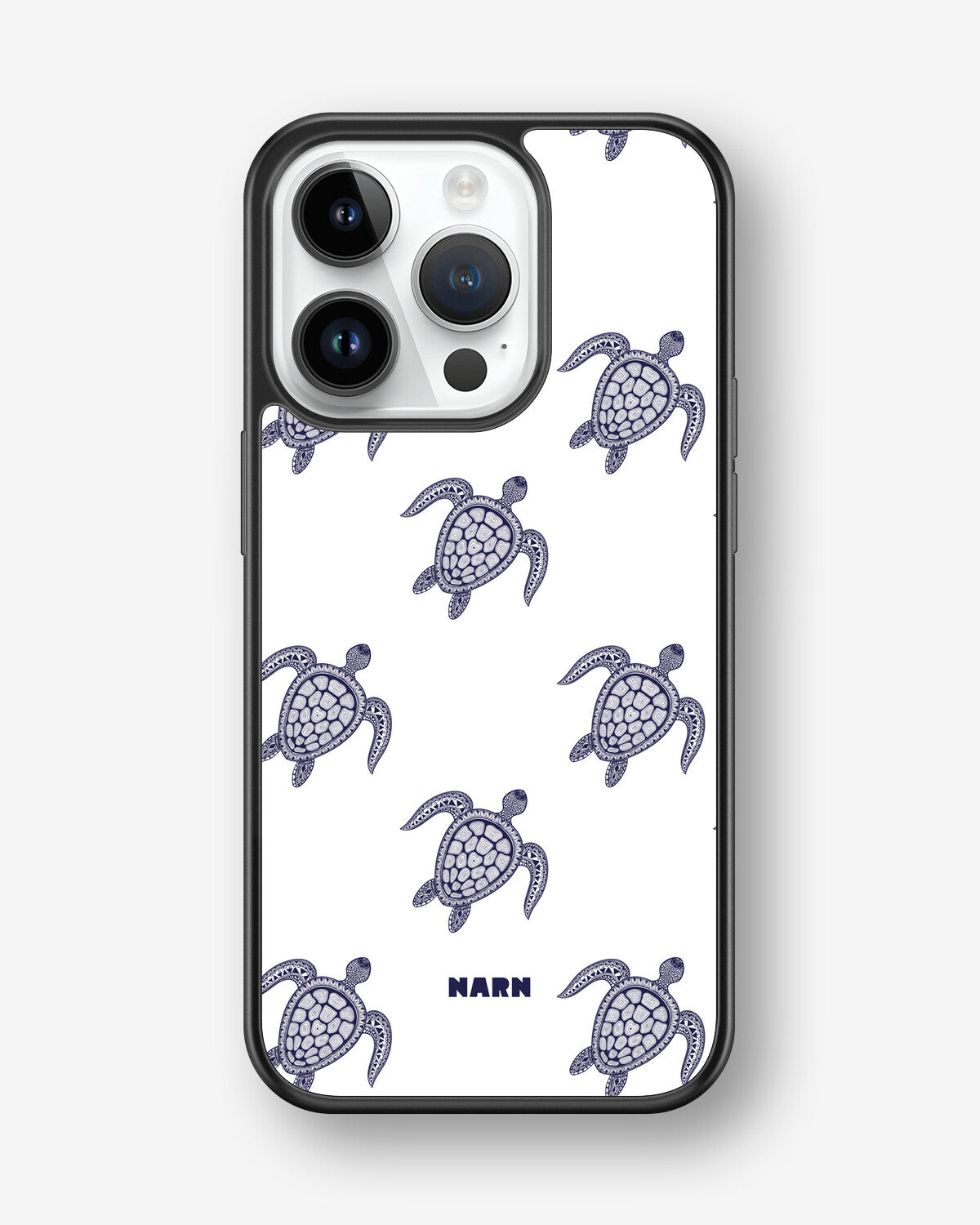 iPhone 14 Pro Hard Case – Blue Turtles - View 1