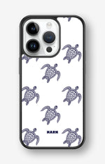 iPhone 14 Pro Hard Case – Blue Turtles - View 1