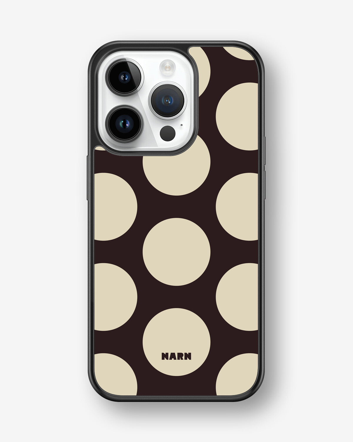 iPhone 14 Pro Hard Case – Bold Dots - View 1