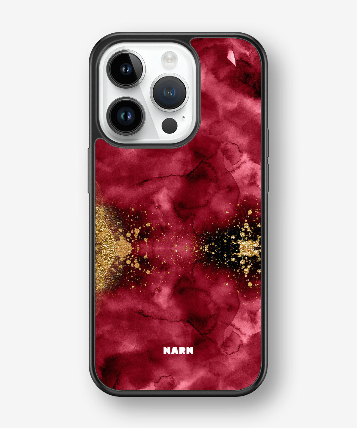 iPhone 14 Pro Hard Case – Burgendy Shimmer - View 1